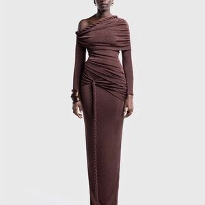 BBX Brand Verella Maxi Brown Dress